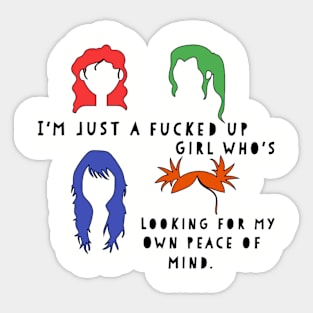 Clementine eternal sunshine of the spotless mind Sticker